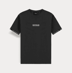 black shirt